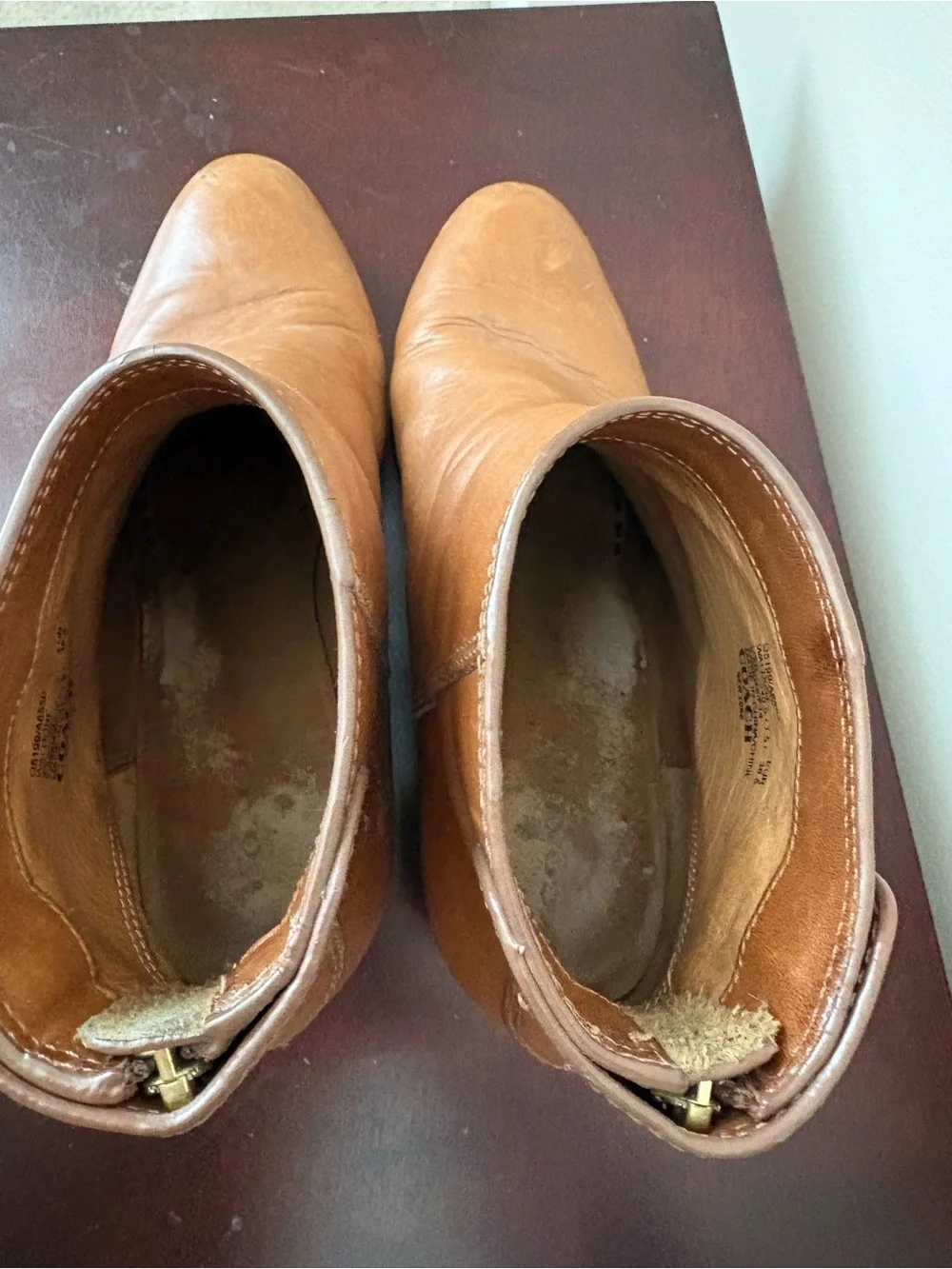 Coach Tan Leather Ankle Booties - Classic Women’s Waldorf ShoeIn Cinnamon Sz 8.5